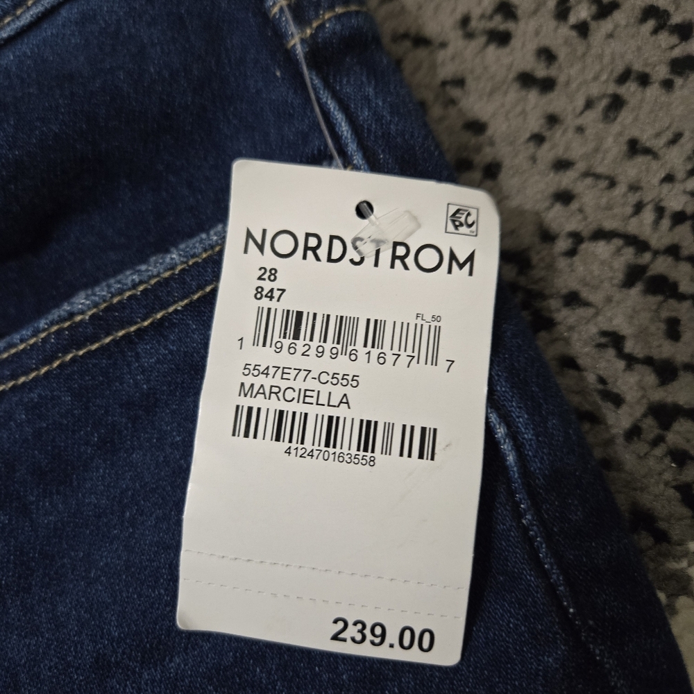 Paige Cindy High Rise Straight Ankle Jeans, 28, NWT - Picture 3 of 13